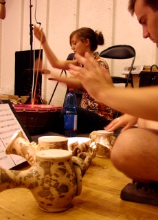 percussion tambour en argile